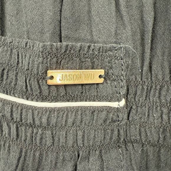 Jason Wu Lightweight Ruched Black Pajama Top Women’s Size XL NWOT Luxury - Picture 6 of 7